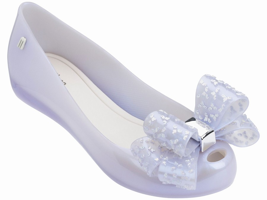 Bailarinas Melissa Ultragirl Luxe Bow Mujer - Blancas - Argentina IUN-490751